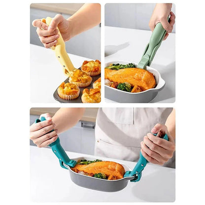 Versatile Anti-Scald Bowl Holder Clip for Kitchen Use