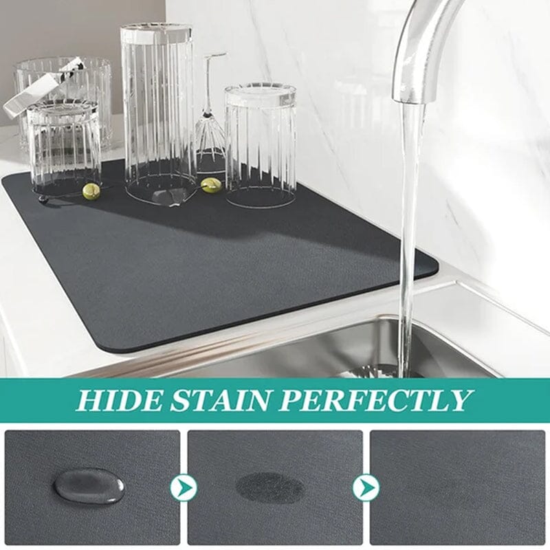 Ultra-Absorbent Kitchen Draining Mat