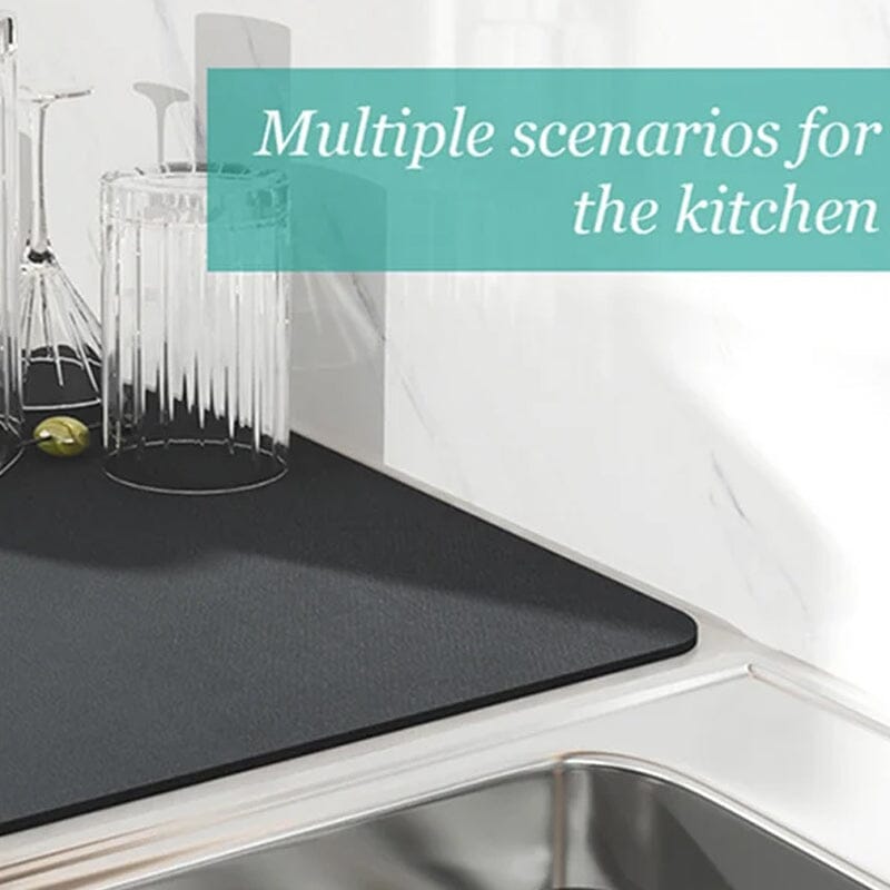 Ultra-Absorbent Kitchen Draining Mat