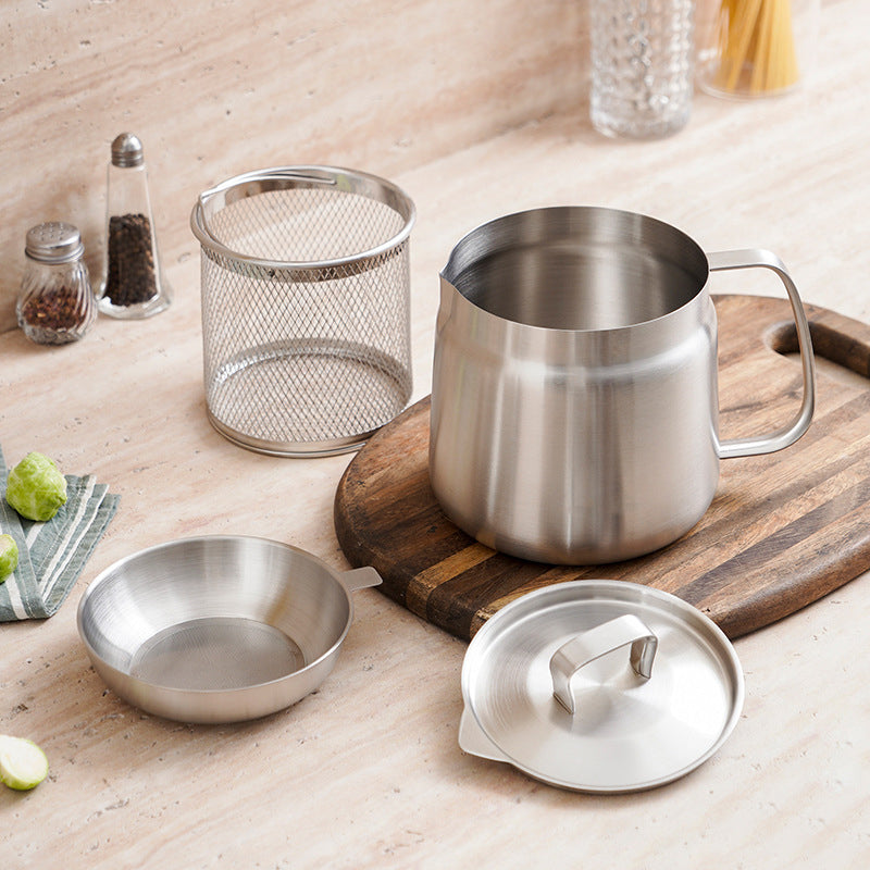 2 In 1 Oil Strainer Pot