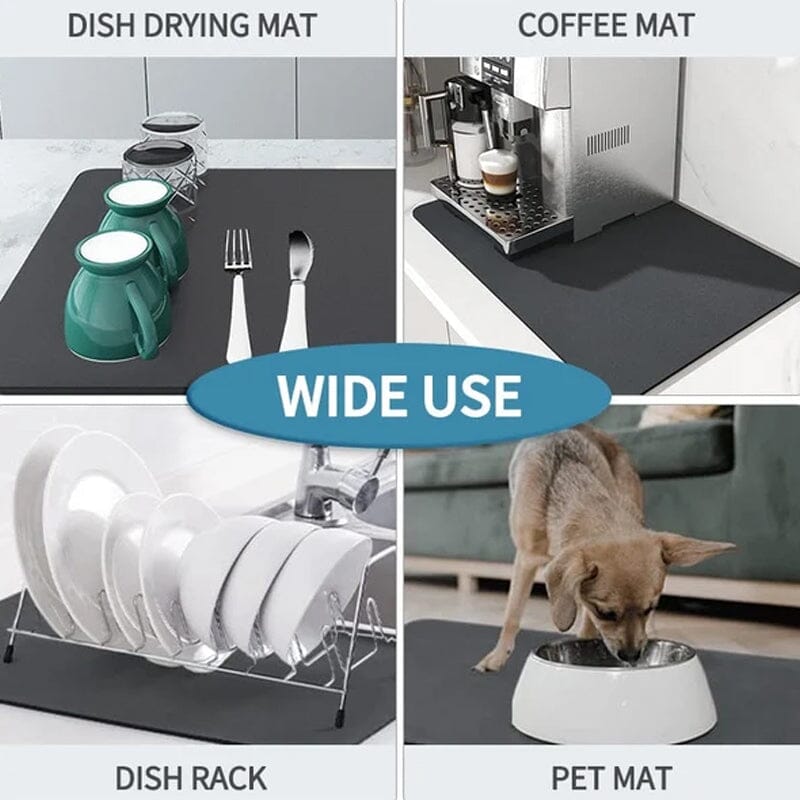 Ultra-Absorbent Kitchen Draining Mat