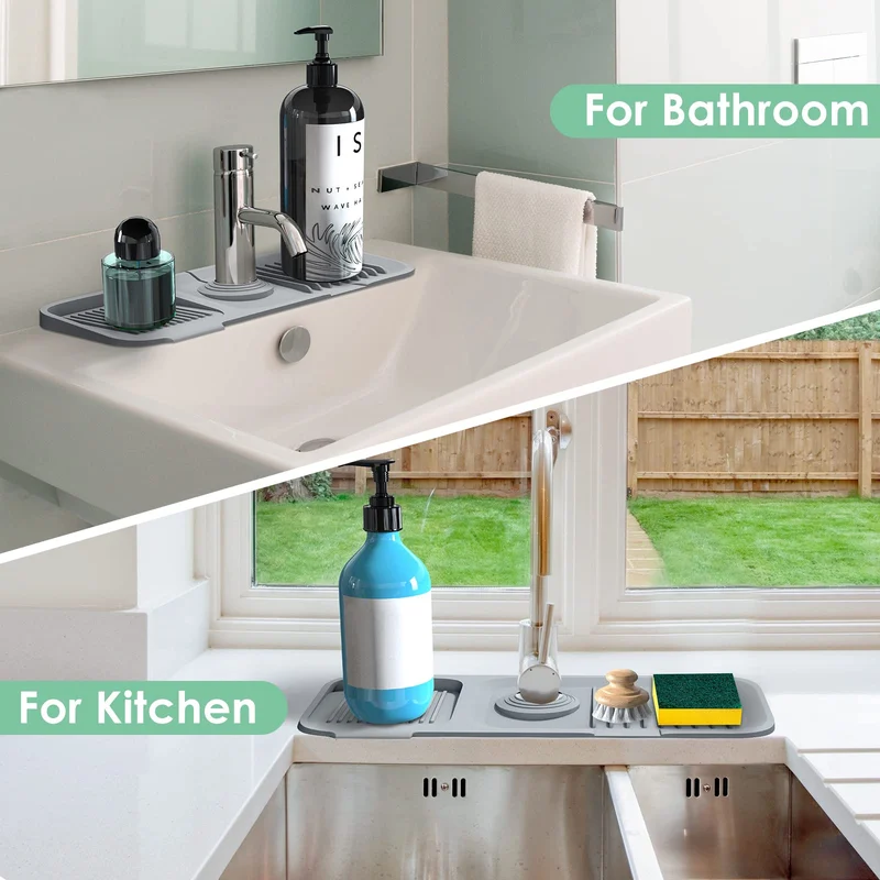 Kitchen Sink Silicone Splash Guard