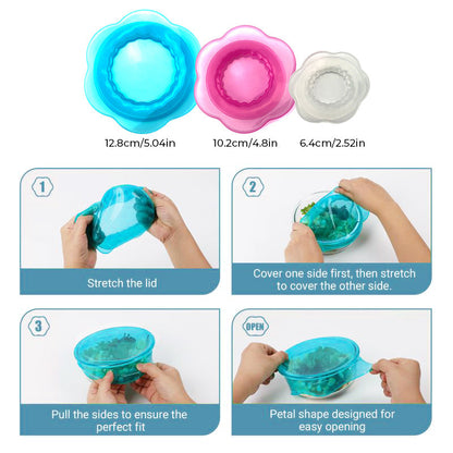 Kitchen Silicone Stretchy Crisper Lid