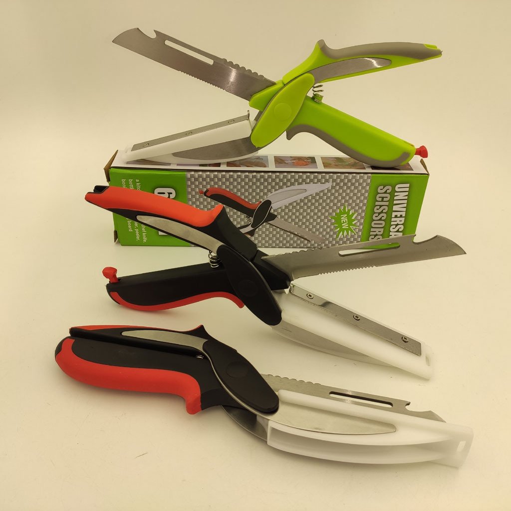 Revolutionary 6-in-1 Kitchen Scissors: Chop Veggies, Meat & More in Seconds