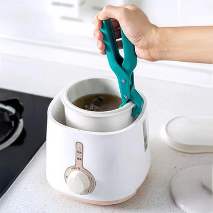 Versatile Anti-Scald Bowl Holder Clip for Kitchen Use