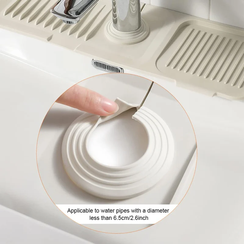 Kitchen Sink Silicone Splash Guard