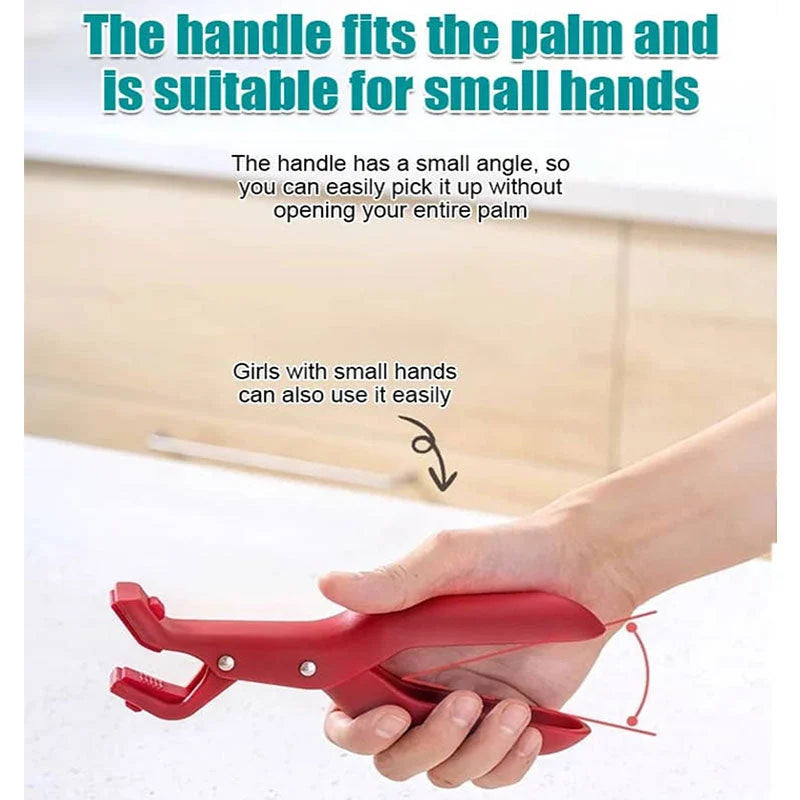 Versatile Anti-Scald Bowl Holder Clip for Kitchen Use