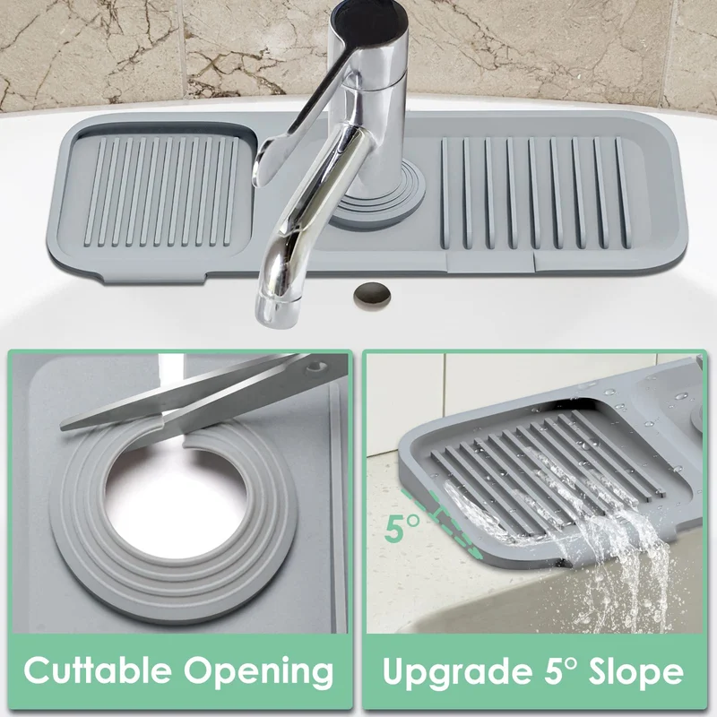 Kitchen Sink Silicone Splash Guard