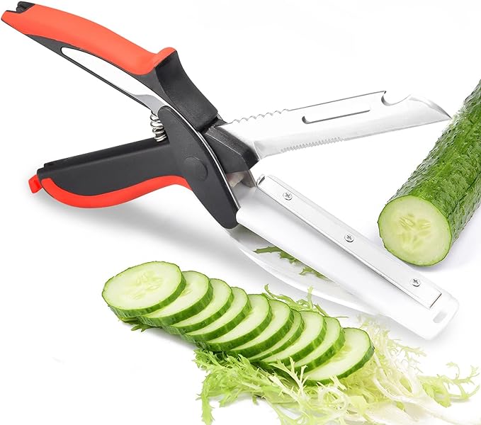 Revolutionary 6-in-1 Kitchen Scissors: Chop Veggies, Meat & More in Seconds