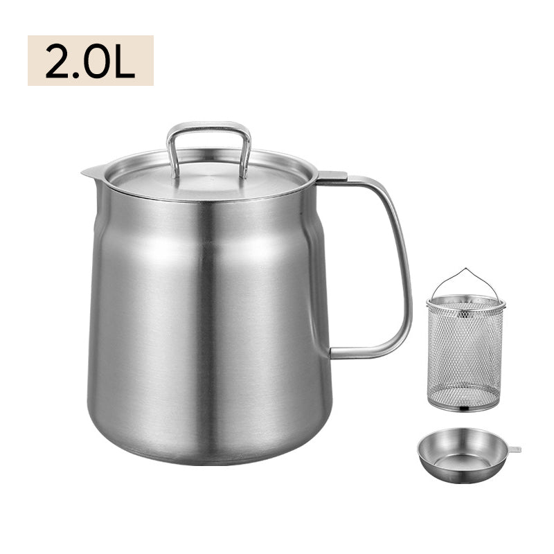 2 In 1 Oil Strainer Pot